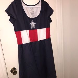 XXL Captain America Dress - Marvel